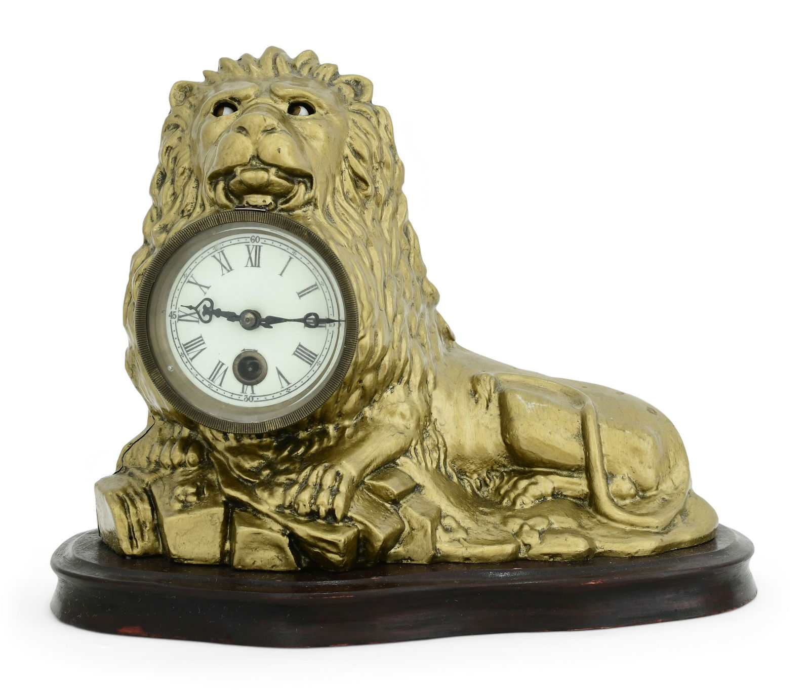 Reproduction Lion Blinking Eye Clock (1 of 6)