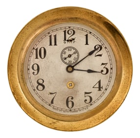 Seth Thomas 4-Inch Dial Marine Clock