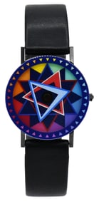 Movado Watch Co., Yaacov Agam (Israeli, b. 1928), "Love Star" Wristwatch