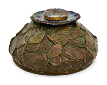 Tiffany Studios "Butterfly" Inkwell