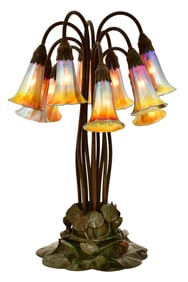 Tiffany Studios Ten-Light "Lily" Table Lamp