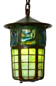 Tiffany Studios "Turtle-Back" Lantern