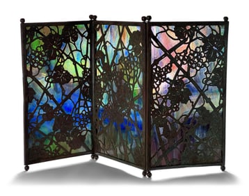 Tiffany Studios "Grapevine" Tea Screen