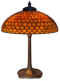 Tiffany Studios "Fish Scale" Table Lamp
