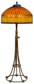 Tiffany Studios "Curtain Border" Floor Lamp
