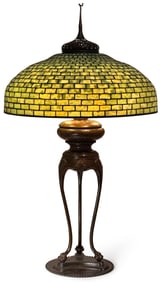 Tiffany Studios "Geometric" Table Lamp