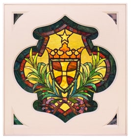 Tiffany Studios Medallion Window, St. Paul's Presbyterian, Philadelphia, Pennsylvania