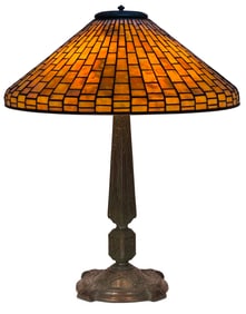 Tiffany Studios "Geometric" Table Lamp