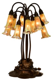 Tiffany Studios Ten-Light "Lily" Table Lamp