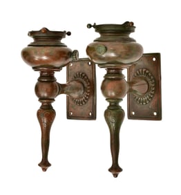 Tiffany Studios, A Pair of Sconces