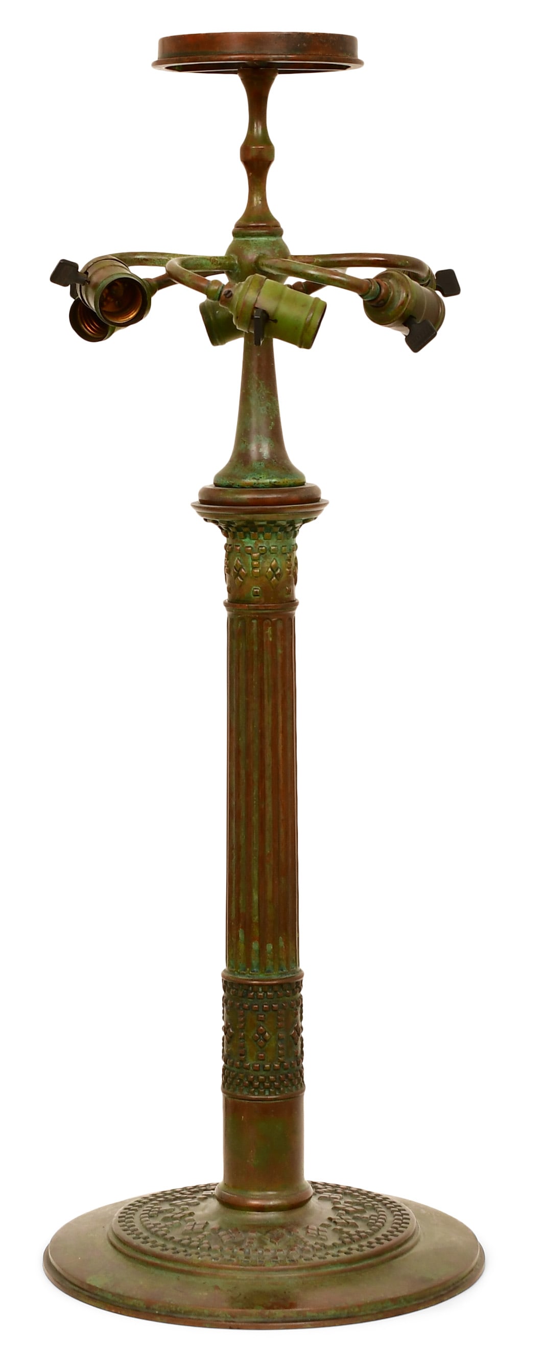 Tiffany Studios "Roman" Table Lamp Base (1 of 4)