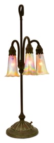 Tiffany Studios Three-Light "Lily" Table Lamp