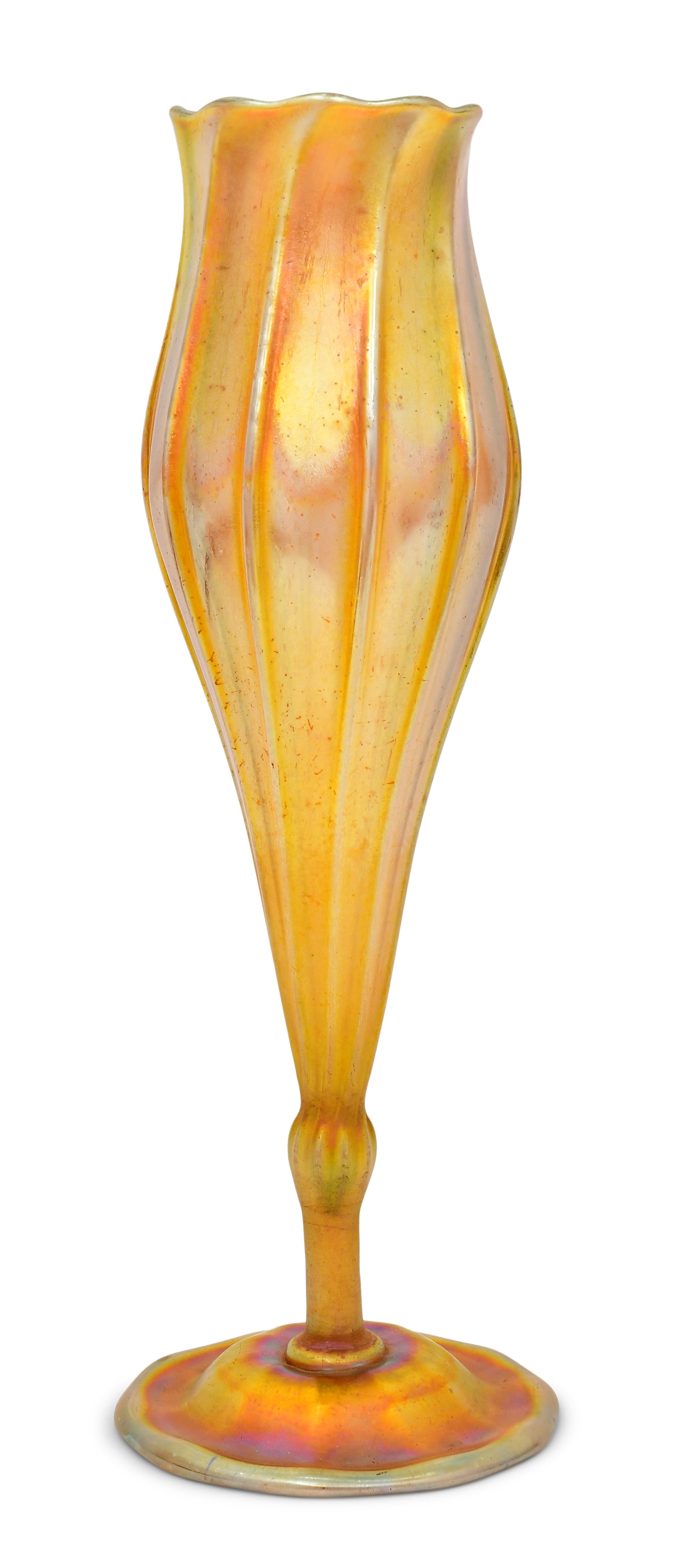 Tiffany Studios Favrile Glass Flower-Form Vase (1 of 4)