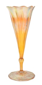 Tiffany Studios Favrile Glass Flower-Form Vase