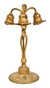 Tiffany Studios Three-Light Table Lamp Base
