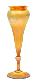 Tiffany Studios Favrile Glass Flower-Form Vase