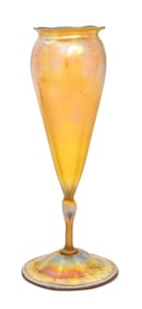 Tiffany Studios Favrile Glass Flower-Form Vase