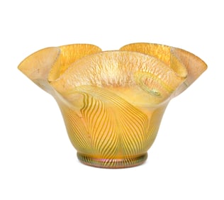 Tiffany Studios "Pulled Feather" Vase