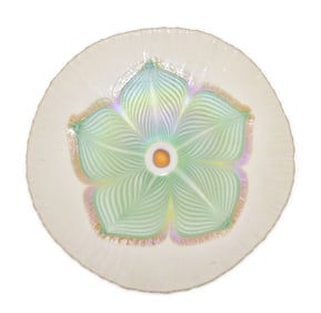 Tiffany Studios "Pulled Feather" Plaque