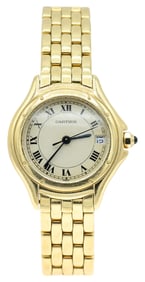 Cartier "Cougar" 18K Gold Ladies Wristwatch