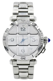 Cartier "Pasha de Cartier" Stainless Steel Wristwatch, Ref. 2379