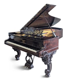 1865 Rosewood Steinway Concert Grand Piano