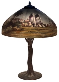 Handel "Egyptian Ruins" Table Lamp