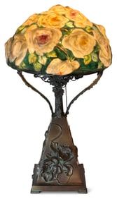 Pairpoint Puffy "Rose" Table Lamp