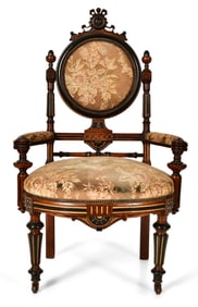 Kilian Brothers Renaissance Revival Armchair