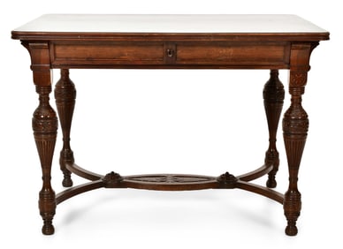 Pottier & Stymus (1859-1910), One-Drawer Table