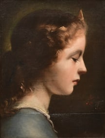 Attr. Thomas Cole (American, 1801-1848), Portrait of a Woman