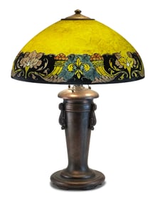 Handel Obverse Painted Table Lamp