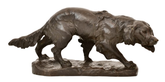 Thomas Francois Cartier (French, 1879-1943), Sculpture of a Dog