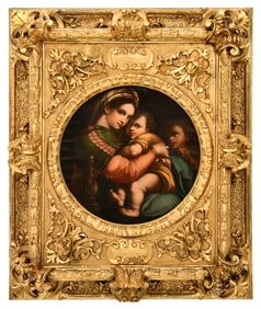 After Raphael (Italian, 1483-1520), "Madonna della Seggiola"