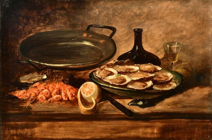 Alfred-Arthur Brunel de Neuville (French, 1852-1941), "The Day's Catch"