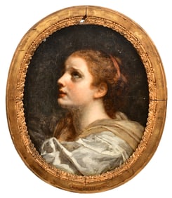 Attributed to Jean-Baptiste Greuze (French, 1725-1805), Portrait of a Woman