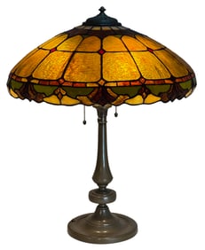 Wilkinson Co. Leaded Glass Table Lamp