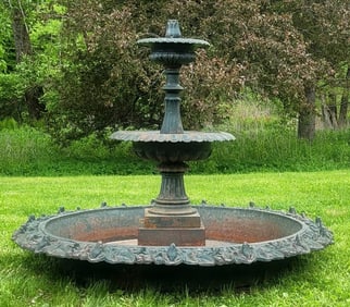 Attr. J.W. Fiske & Co. (New York, 1870-1893), Cast Iron Fountain