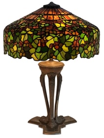 J.A. Whaley & Co. "Grape Trellis" Table Lamp