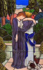 American Leaded Glass Scenic Window