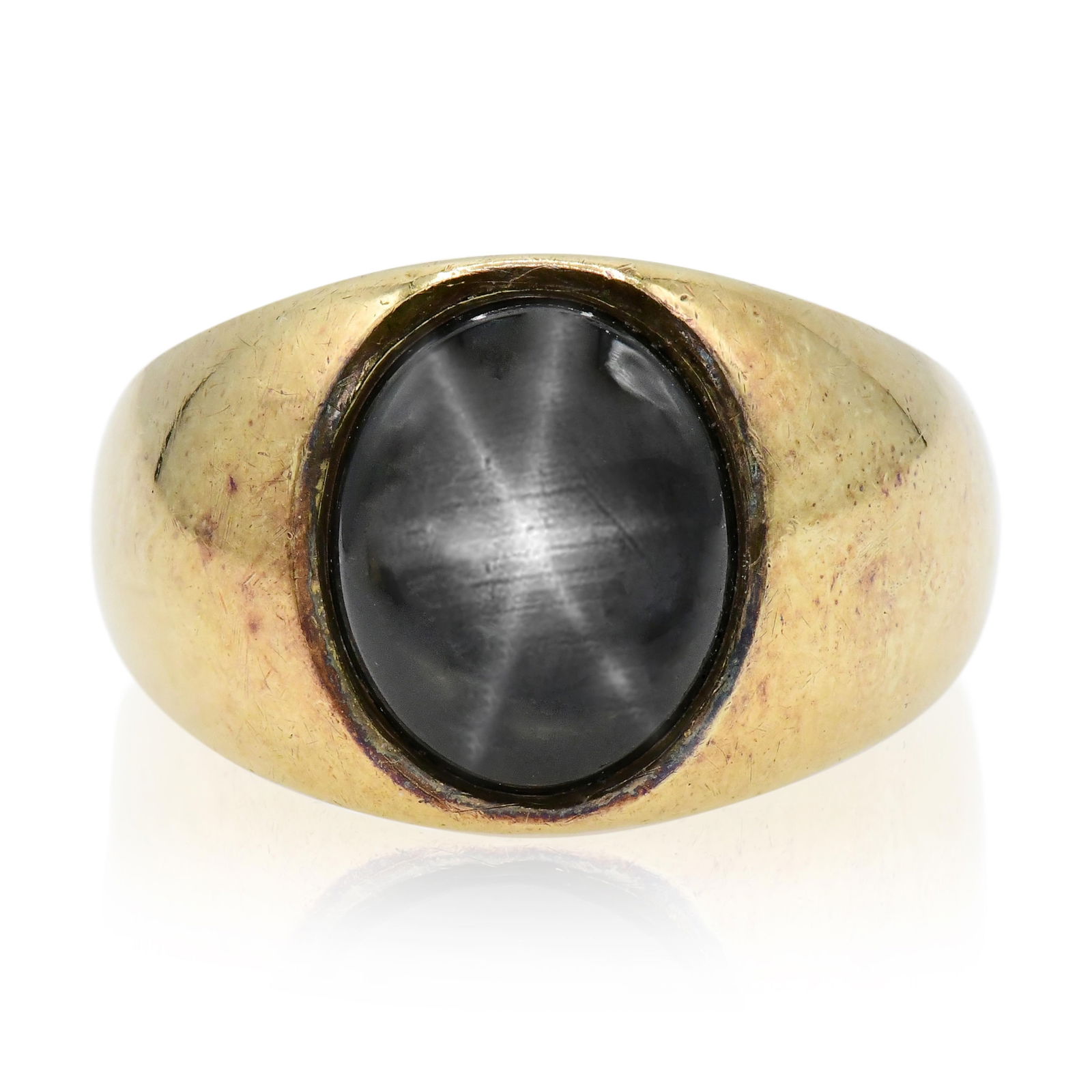 14K Yellow Gold & Star Sapphire Ring (1 of 4)