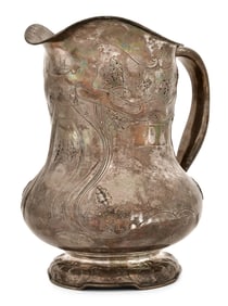 Gorham Sterling Silver Art Nouveau Pitcher