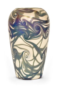 Quezal Art Glass "King Tut" Vase