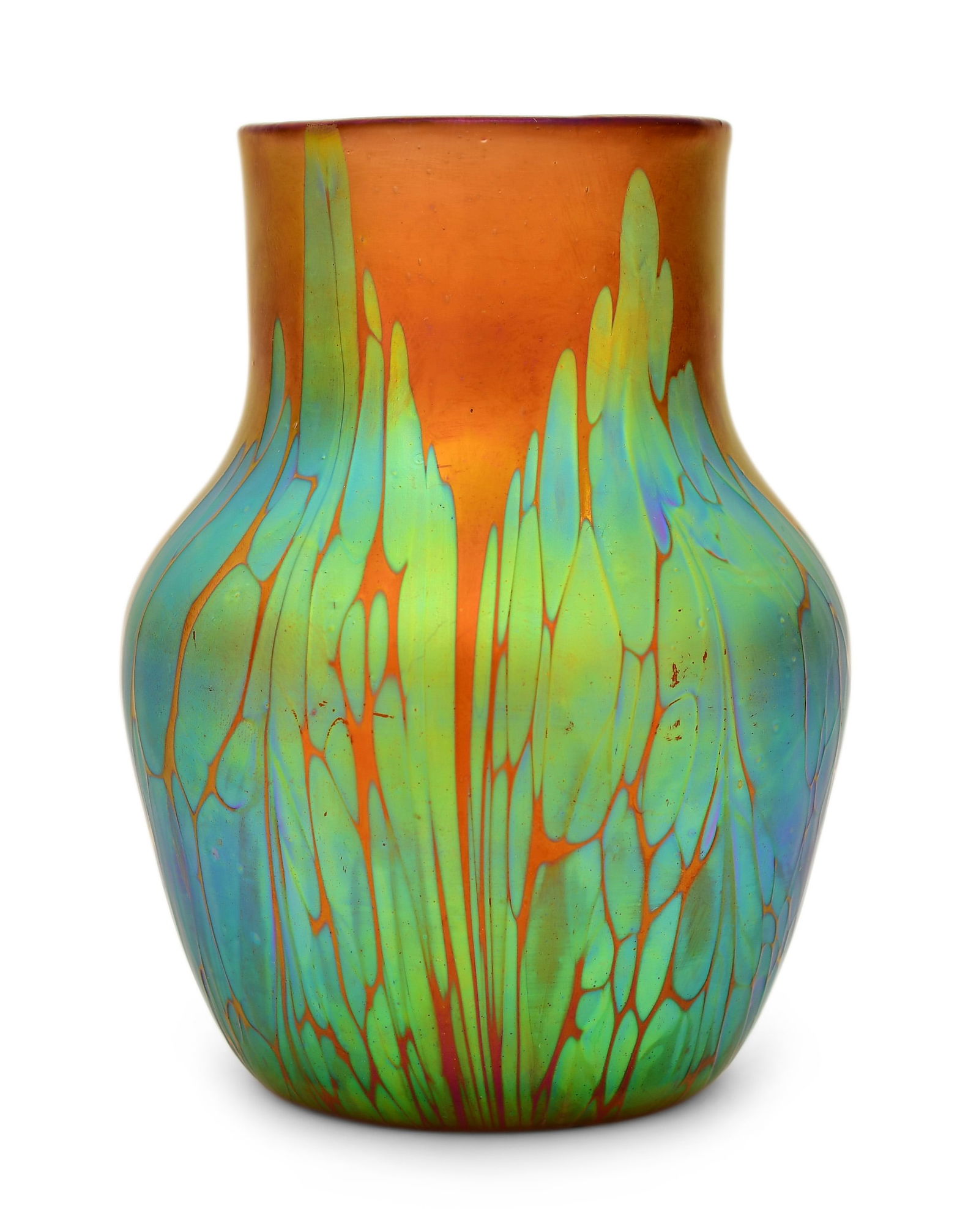 Loetz Phanomen Art Glass Vase: Loetz Phanomen Art Glass Vaseearly 20th centuryunmarked4 1/2 x 3 1/2 inchesProvenance: Private Collection, PennsylvaniaOther Notes: Fontaine's Auction Gallery can arrange shipping for this item (USA o