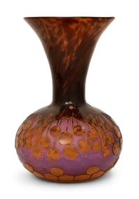 Schneider Glassworks Le Verre Francais Vase