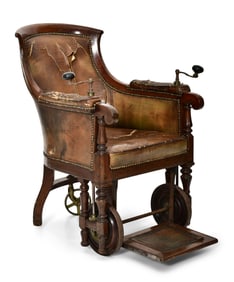 English Victorian Mechanical Wheelchair