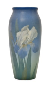 Rookwood Pottery "Iris" Vase, Decorated by Ed Diers