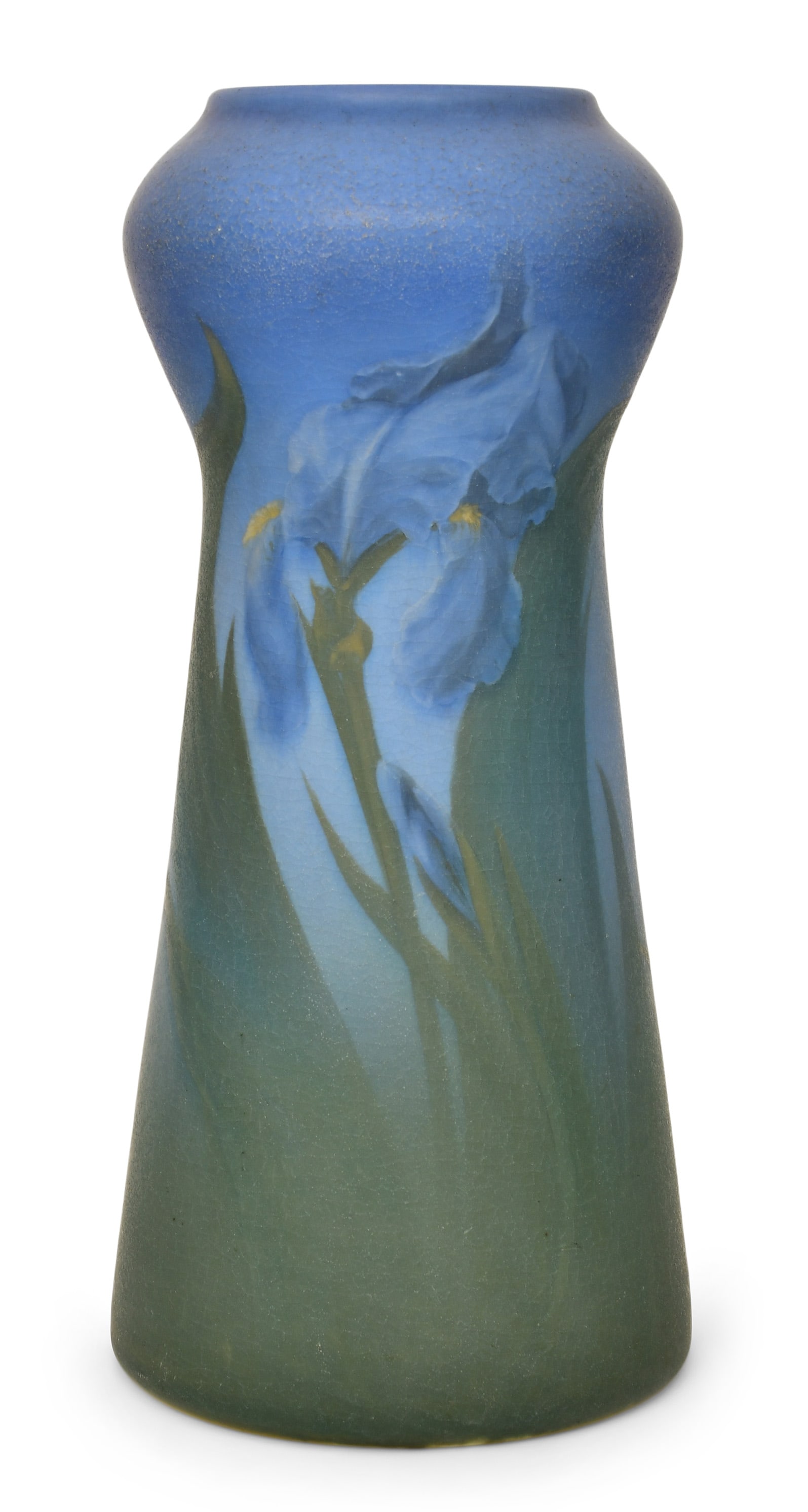 Rookwood Pottery Vellum "Iris" Vase, Decorated by Fred Rothenbusch (1 of 4)