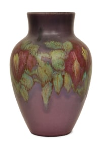 Rookwood Pottery "Peony" Vase, Decorated by Vera Tischler