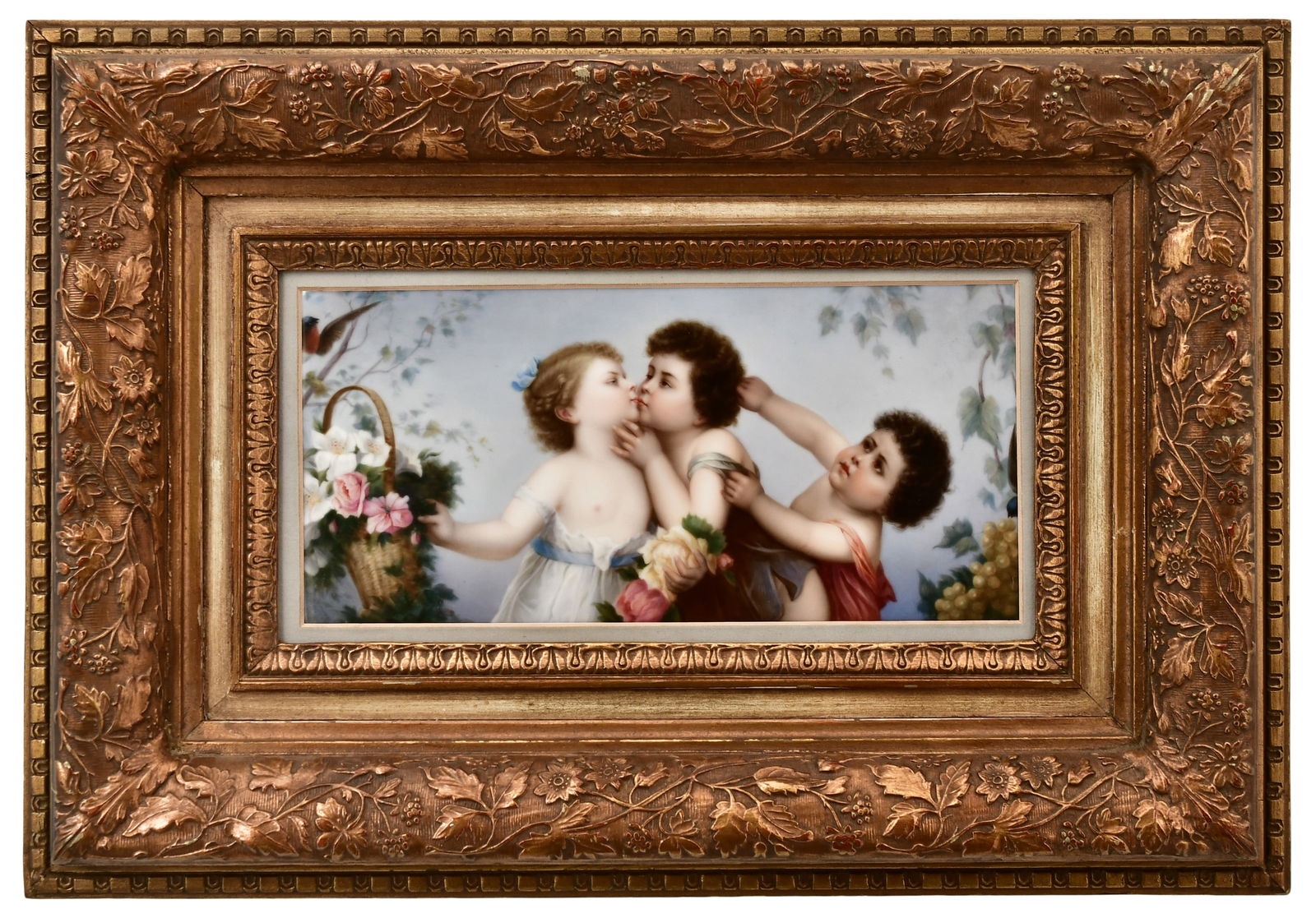 Berlin (K.P.M.) Porcelain Plaque, "Love and Jealousy" (1 of 5)
